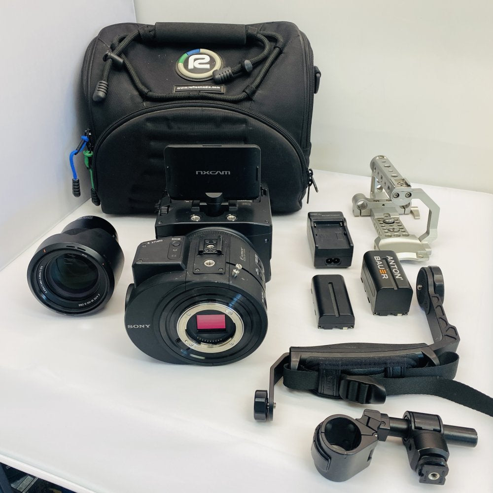 Sony NEX-FS700EK Camera + E PZ 18-105mm G OSS Lens, Bag & Batteries Grade B