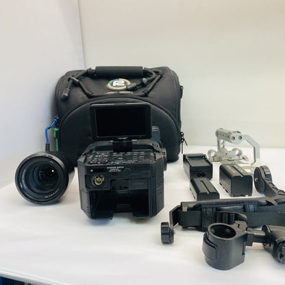 Sony NEX-FS700EK Camera + E PZ 18-105mm G OSS Lens, Bag & Batteries Grade B