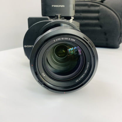 Sony NEX-FS700EK Camera + E PZ 18-105mm G OSS Lens, Bag & Batteries Grade B
