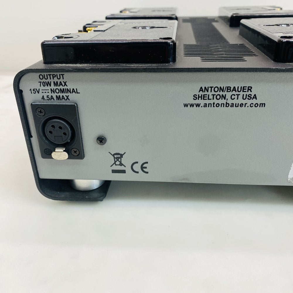 Anton/Bauer TM4 4-Bay Gold Mount Battery Charger 15V 70W Grade C