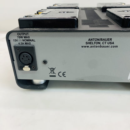 Anton/Bauer TM4 4-Bay Gold Mount Battery Charger 15V 70W Grade C