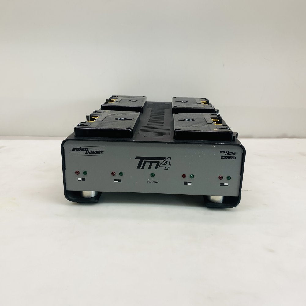 Anton/Bauer TM4 4-Bay Gold Mount Battery Charger 15V 70W Grade C