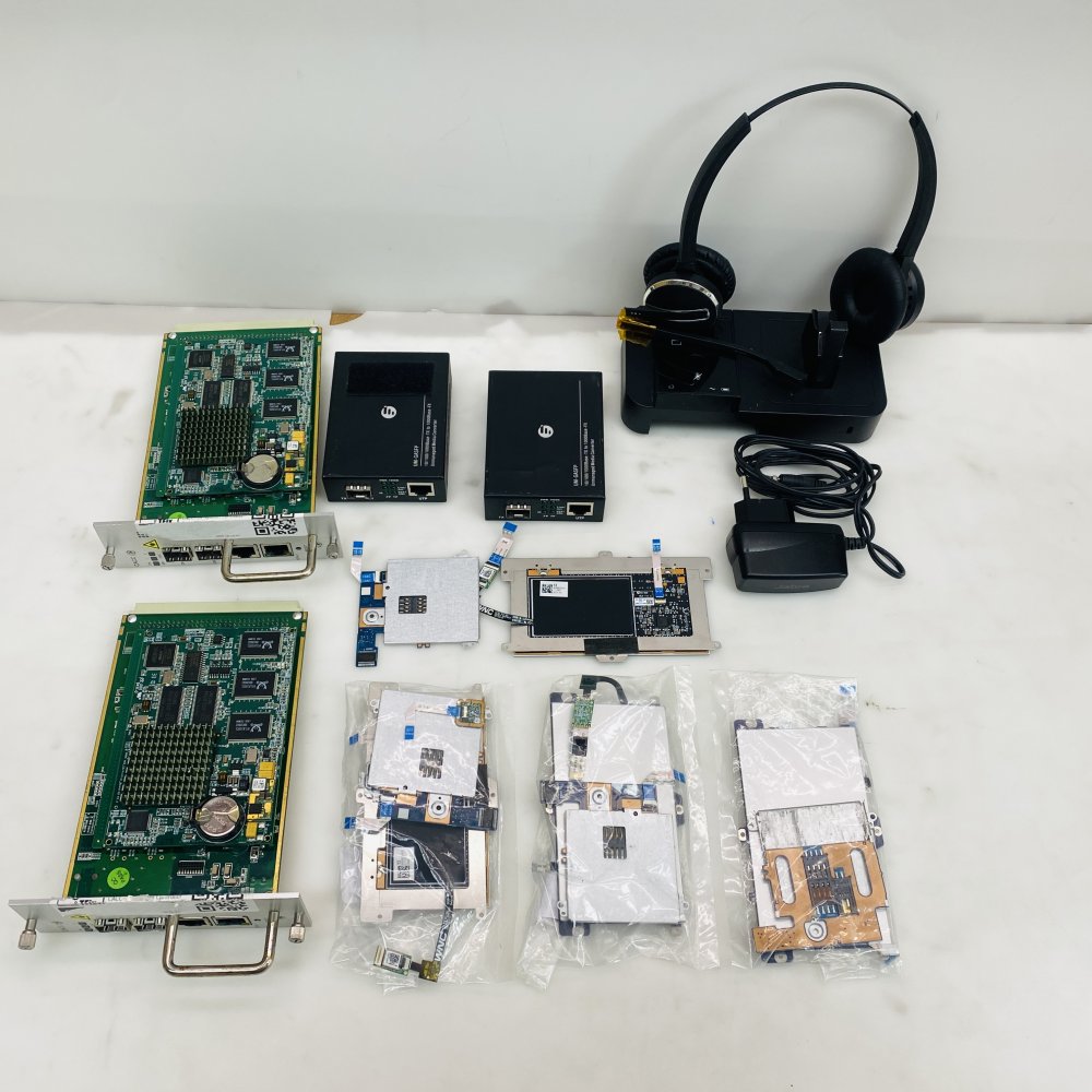 Job Lot: HP EliteBook G7 Spare Parts, Jabra Wireless Headset & Media Converters