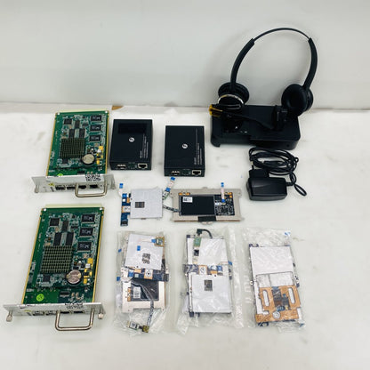 Job Lot: HP EliteBook G7 Spare Parts, Jabra Wireless Headset & Media Converters