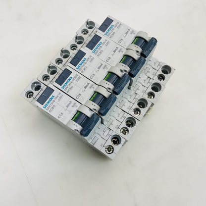Set of 5 Siemens 5SV1316-1KK16 RCBO C16 30mA 230V Grade C