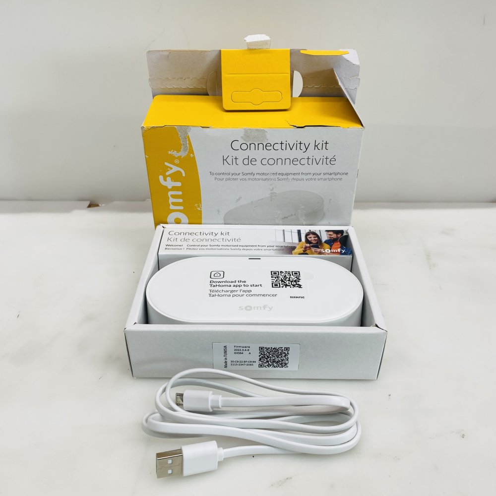Somfy Connectivity Kit (TaHoma) Smart Home Hub with USB Cable Grade A