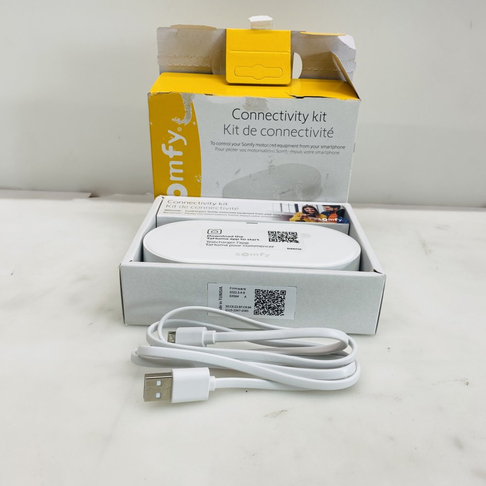 Somfy Connectivity Kit (TaHoma) Smart Home Hub with USB Cable Grade A