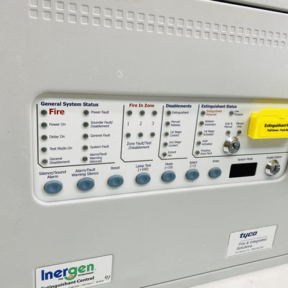 Inergen TF11031F2 Extinguishant Control Panel - Tyco Fire System Grade B