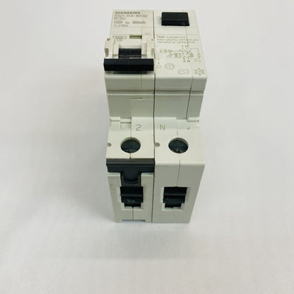Siemens 5SU1 354-1KK32 RCBO C32 32A 30mA 2P Residual Circuit Breaker Grade B