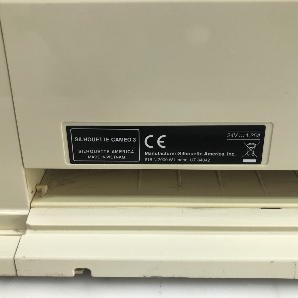 Silhouette Cameo 3 Vinyl Cutter Machine w/ Touchscreen & Power Adapter (Grade C)