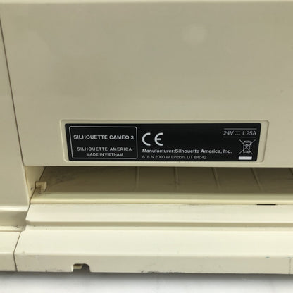 Silhouette Cameo 3 Vinyl Cutter Machine w/ Touchscreen & Power Adapter (Grade C)