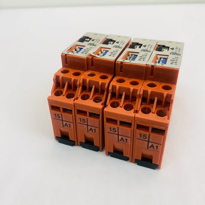 Broyce Control M1DOM Timer Relay Modules Set of 4 24-240V DIN Mount Grade B