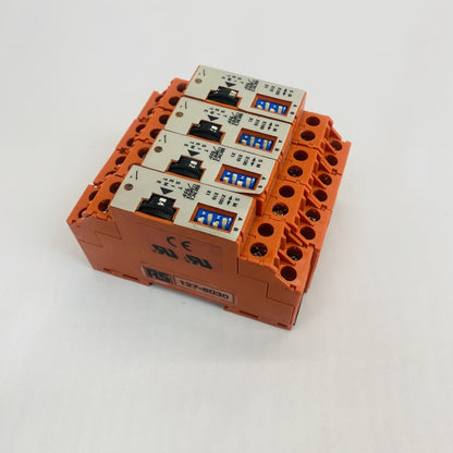 Broyce Control M1DOM Timer Relay Modules Set of 4 24-240V DIN Mount Grade B