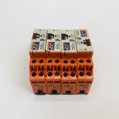 Broyce Control M1DOM Timer Relay Modules Set of 4 24-240V DIN Mount Grade B