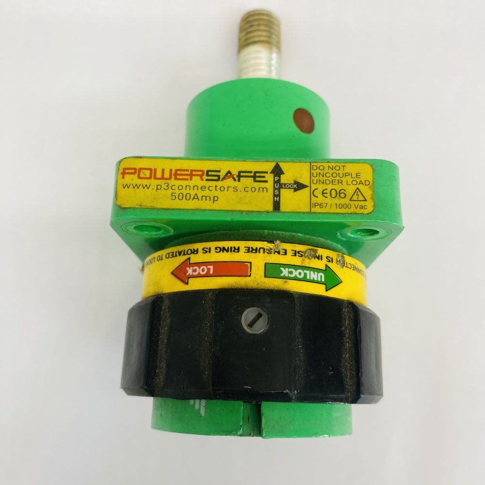 POWERSAFE 500A Power Connector Panel Mount 1000VAC IP67