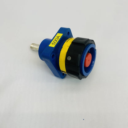 PowerSafe 500A Panel Mount Locking Power Connector - Heavy Duty Grade B