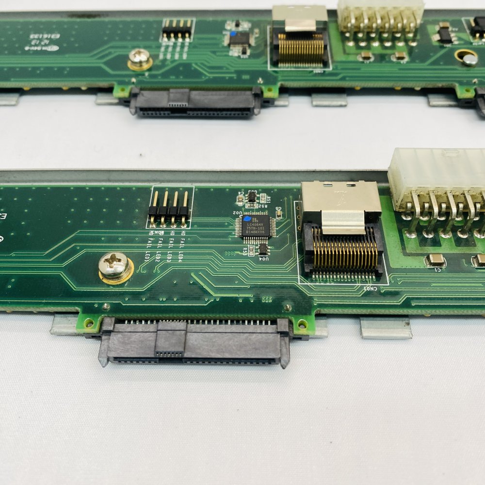 Lot of 4 CI Design 12-6507-01B 12-6507-00B 4-Bay SAS SATA Backplane - Grade B