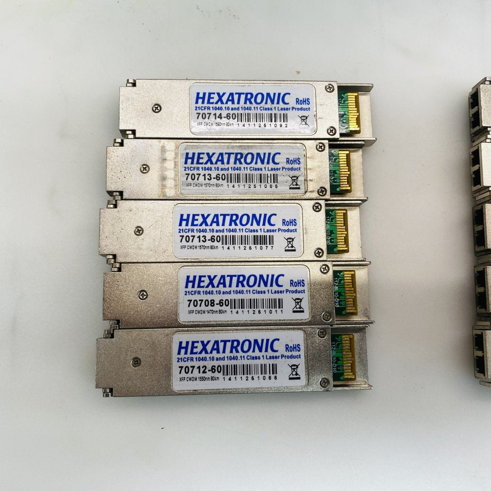 Job Lot Networking Hexatronic XFP Transceivers AMB Network Decoder 3U Chassis