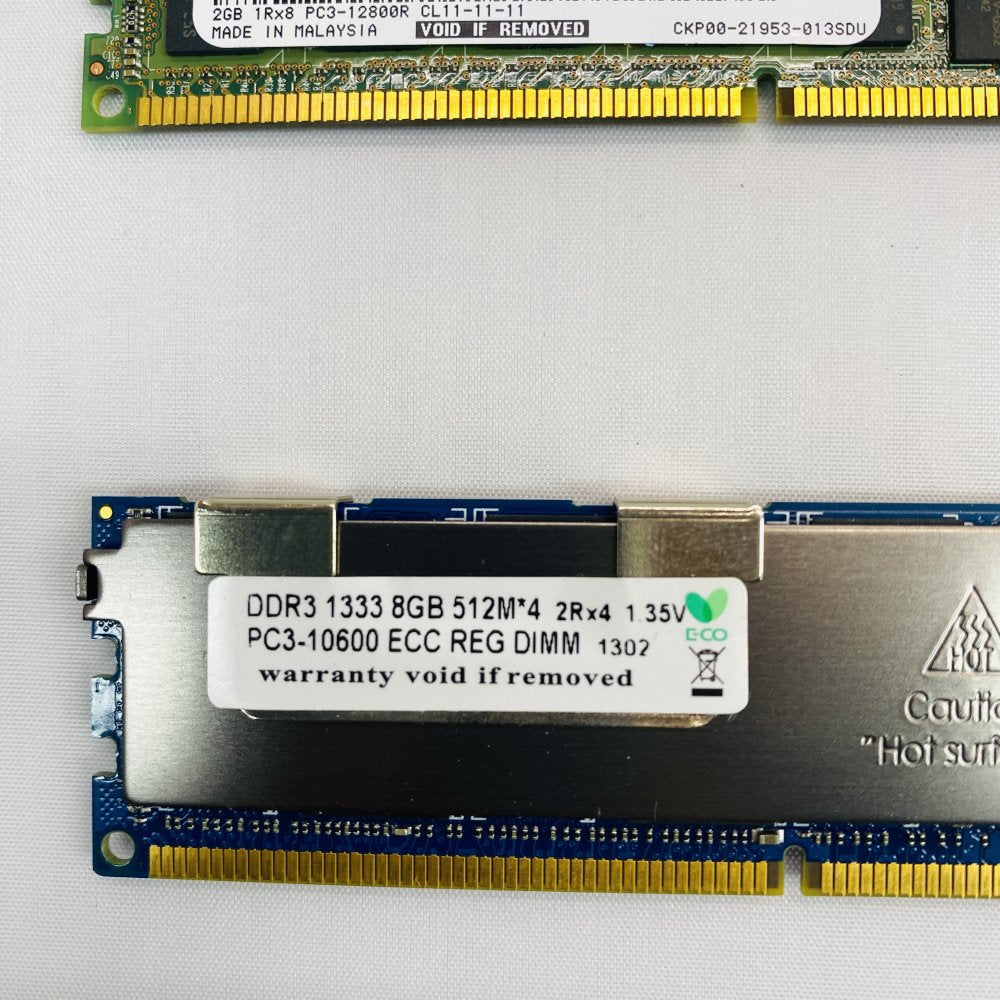 Lot of Mixed RAM Modules - Crucial Samsung Server & Desktop Memory Grade B