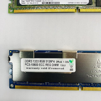 Lot of Mixed RAM Modules - Crucial Samsung Server & Desktop Memory Grade B