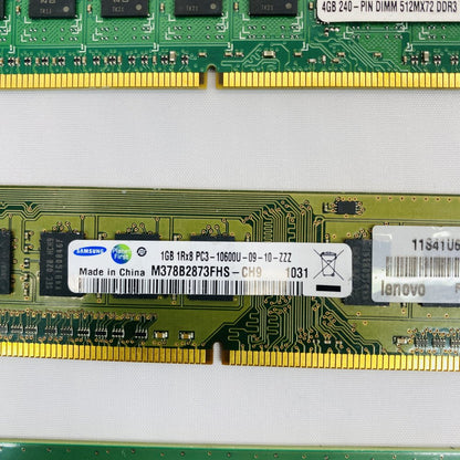 Lot of Mixed RAM Modules - Crucial Samsung Server & Desktop Memory Grade B