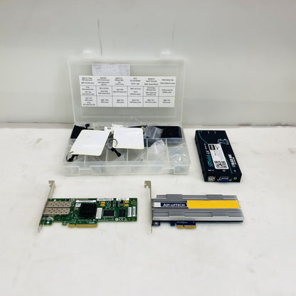 Job Lot IT Server Parts Black Box KVM Switch LSI SFP HBA Heatsink Spectra Logic