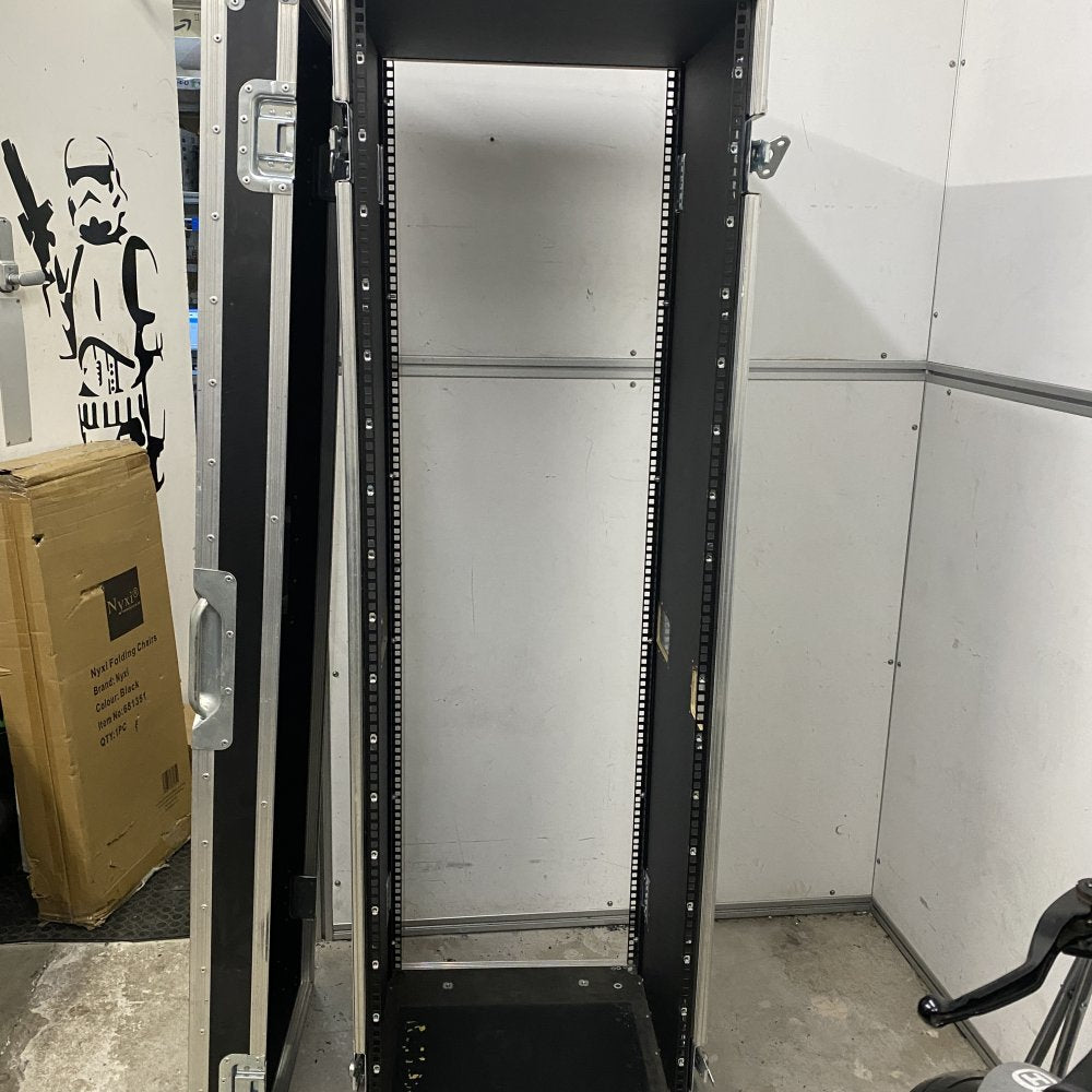 19" Rack Flight Case Road Case Tall Heavy-Duty Server Rack