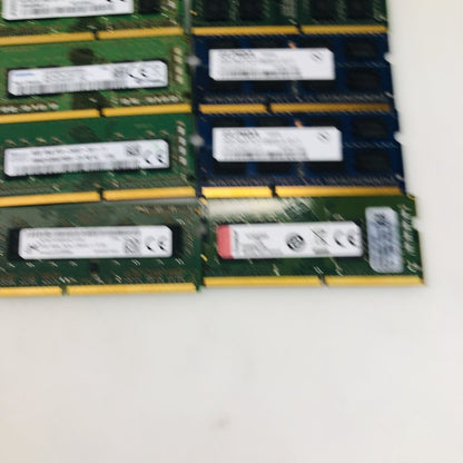 Mixed Lot Laptop RAM SODIMM Transcend Samsung Elpida Kingston SK Hynix Grade B