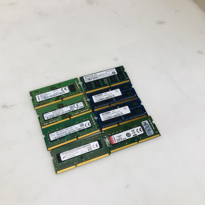 Mixed Lot Laptop RAM SODIMM Transcend Samsung Elpida Kingston SK Hynix Grade B