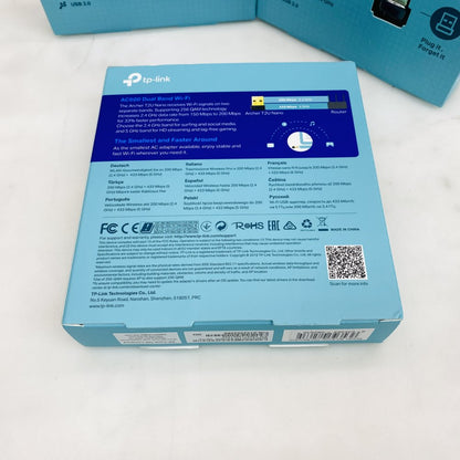 TP-Link Archer T2U Nano AC600 Dual-Band Wireless USB Adapter Grade A