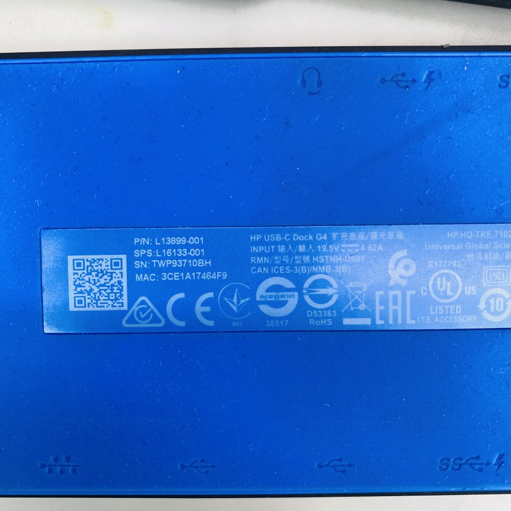 HP USB-C Dock G4 L13899-001 Lot of 7 No Psu Grade B