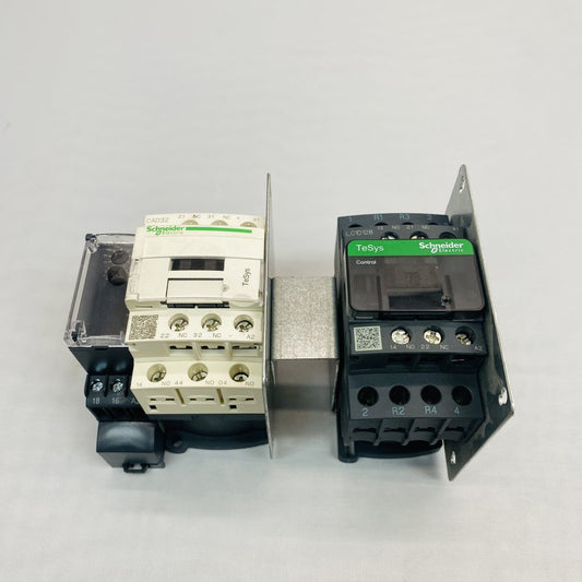 Schneider Electric TeSys Contactors LC1D128 & CAD32 - Pair Grade B