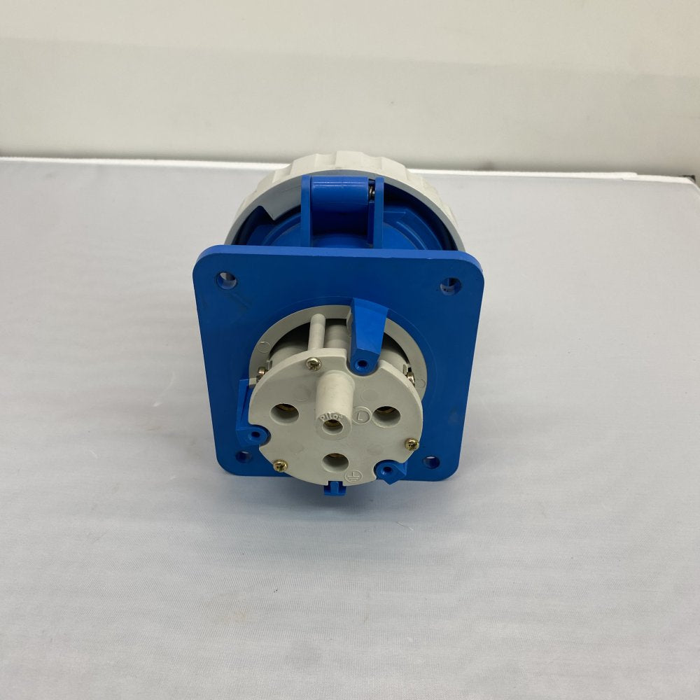 Lewden PM63/661 63A 2P+E Panel Mount IEC Inlet Socket IP67