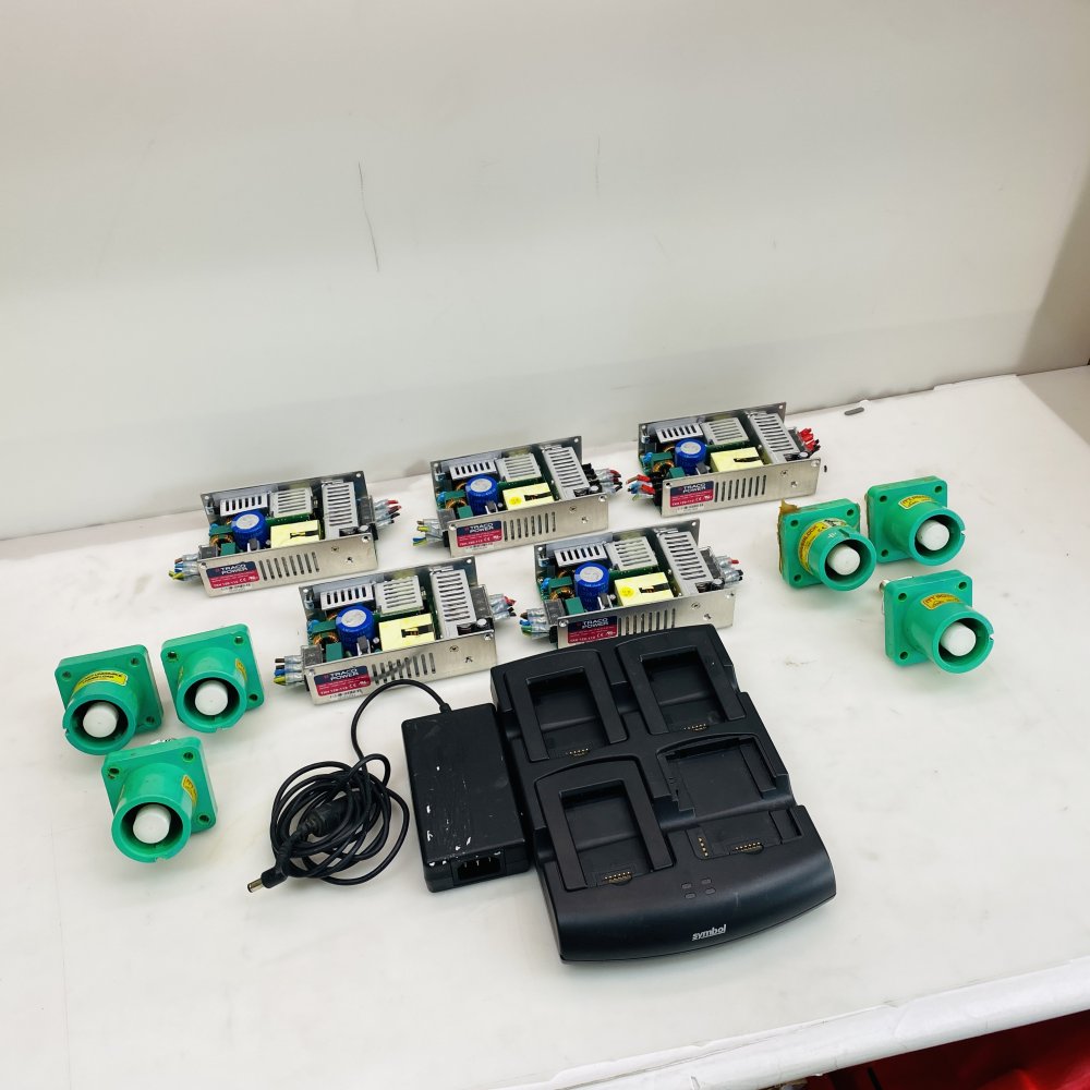 Lot Traco Power TXH120-112 PSUs + ITT Powerlock 660A Connectors & Symbol Charger