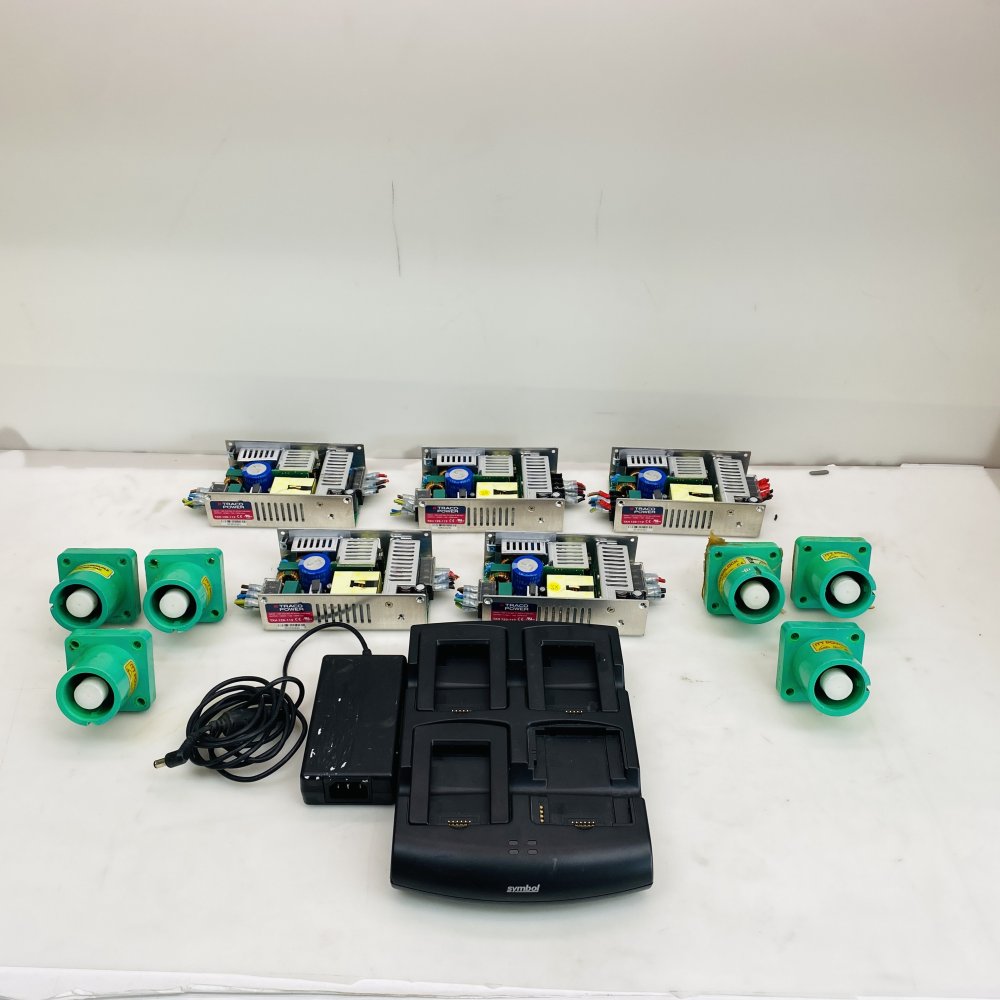 Lot Traco Power TXH120-112 PSUs + ITT Powerlock 660A Connectors & Symbol Charger