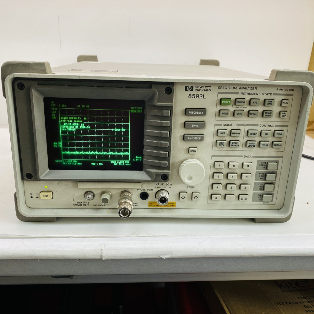 Hewlett Packard 8592L Spectrum Analyzer 9 kHz - 22 GHz Benchtop