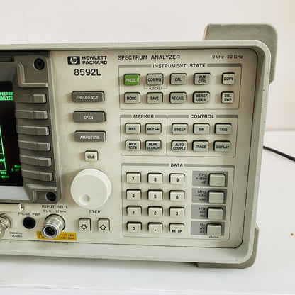 Hewlett Packard 8592L Spectrum Analyzer 9 kHz - 22 GHz Benchtop