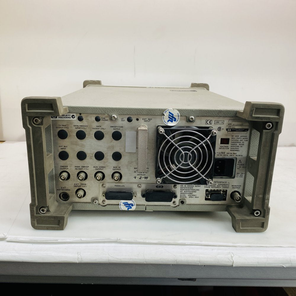 Hewlett Packard 8592L Spectrum Analyzer 9 kHz - 22 GHz Benchtop