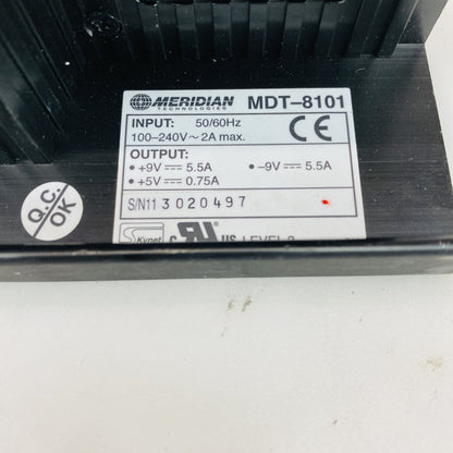 Meridian Technologies MDT-8101 Power Supply Module PS-150 9V/5.5A Grade C