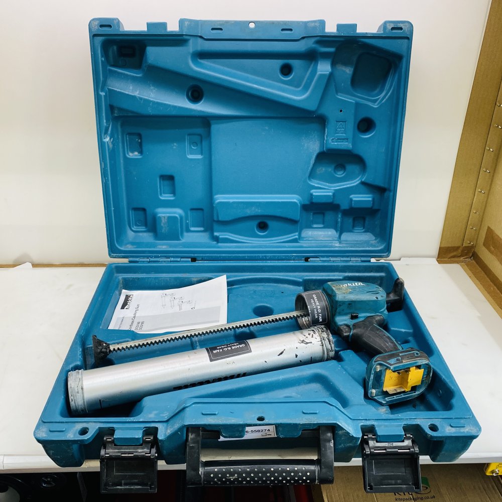Makita DCG180 18V Cordless Sealant Gun-Used with Case & Tube UNTESTED (GRADE D)