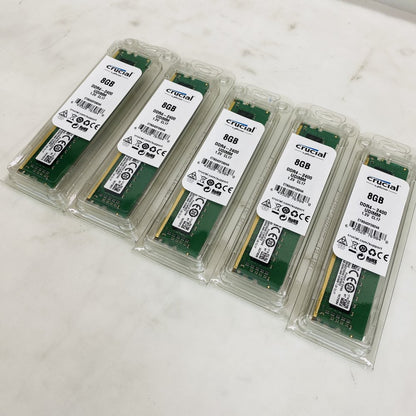 Crucial 8GB DDR4-2400 UDIMM 1.2V CL17 Desktop RAM (5x8GB) Grade A