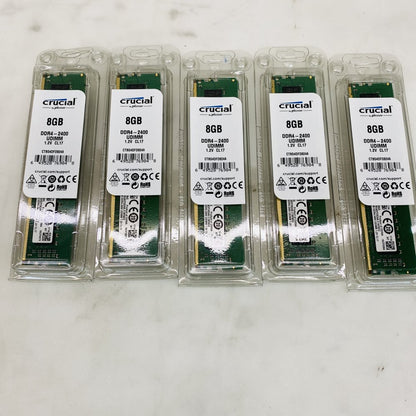Crucial 8GB DDR4-2400 UDIMM 1.2V CL17 Desktop RAM (5x8GB) Grade A