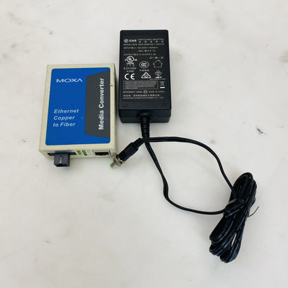 MOXA ME61B-S-SC Ethernet Copper to Fiber Media Converter Grade C