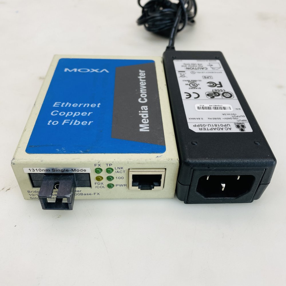 Moxa ME61A-S-SC Media Converter Ethernet to Fiber 1310nm Grade C