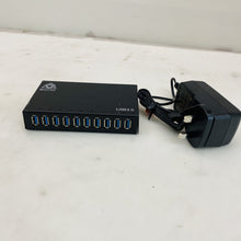 BrovSS A-103 10-Port USB 3.0 Hub Powered with AC Adapter Grade B