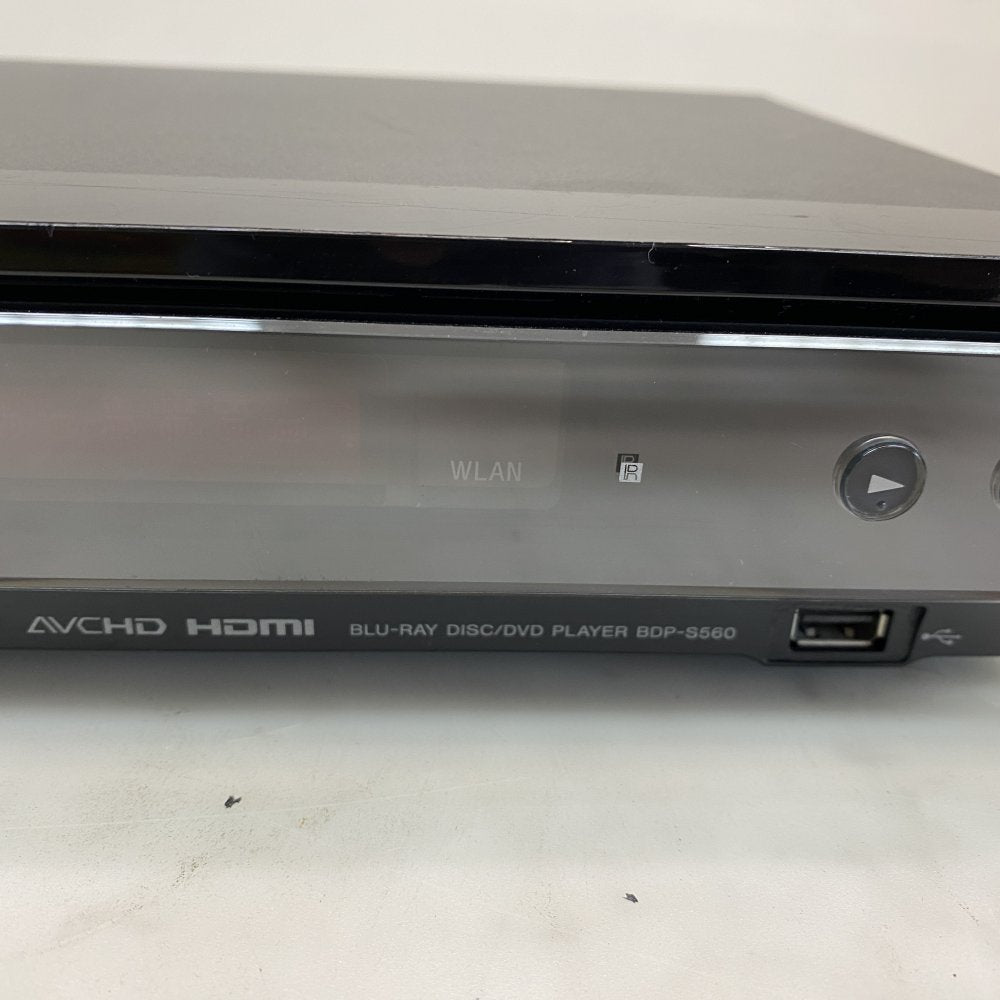 SONY BDP-S560 Blu-ray Disc/DVD Player HDMI BD-Live USB Remote (Grade D)