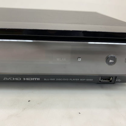 SONY BDP-S560 Blu-ray Disc/DVD Player HDMI BD-Live USB Remote (Grade D)