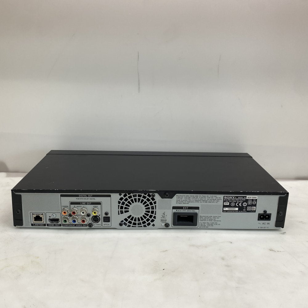 SONY BDP-S560 Blu-ray Disc/DVD Player HDMI BD-Live USB Remote (Grade D)