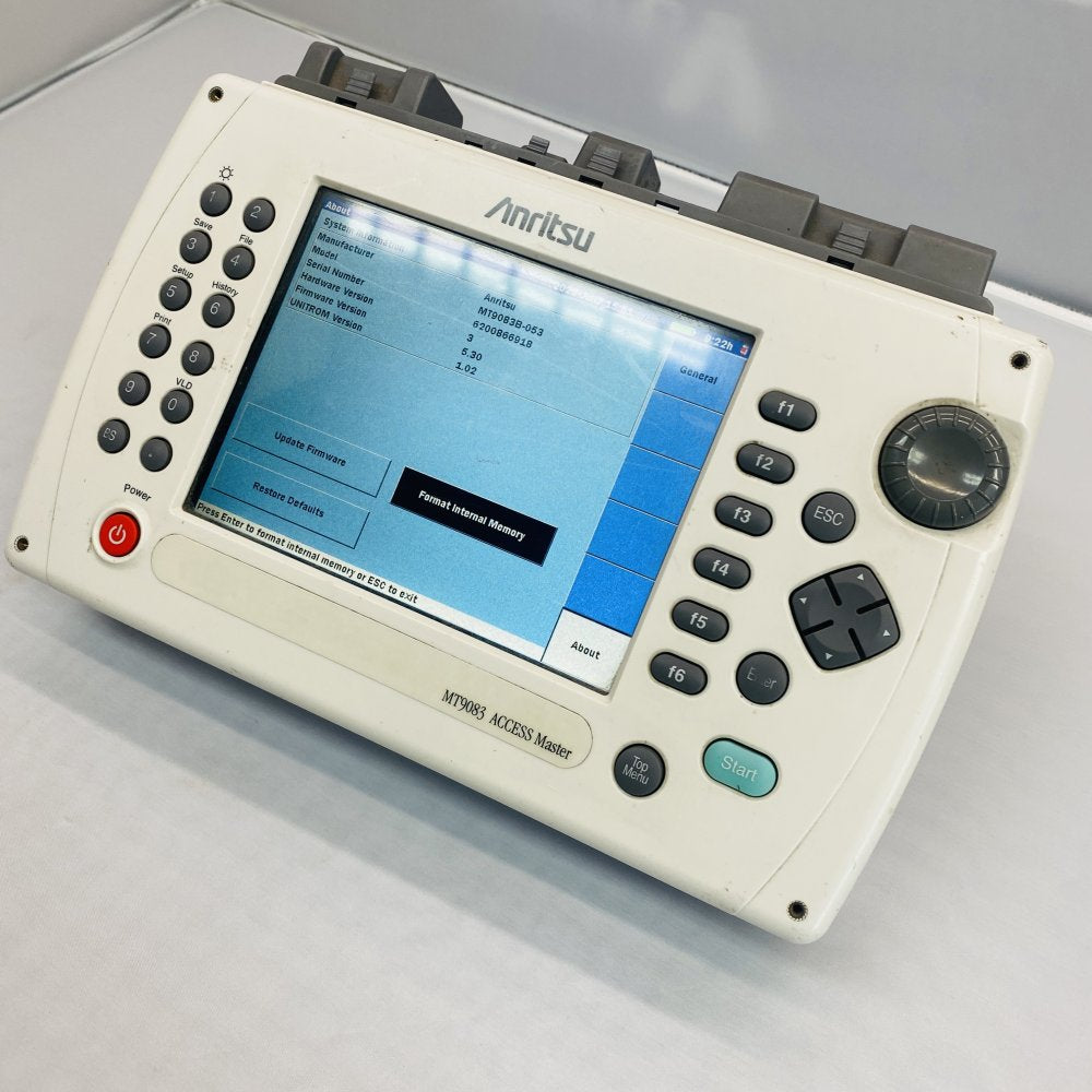 Anritsu MT9083B ACCESS Master OTDR Fiber Test Meter + Charger Grade B