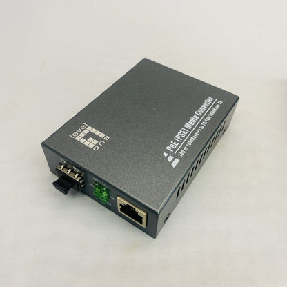 LevelOne GVT-2012 RJ45 to SFP Gigabit Media Converter PoE PSE Grade B
